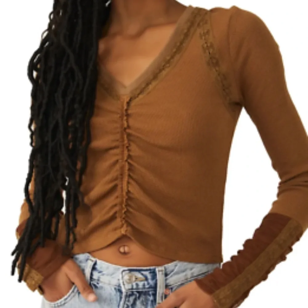 Free People Long Sleeve Top